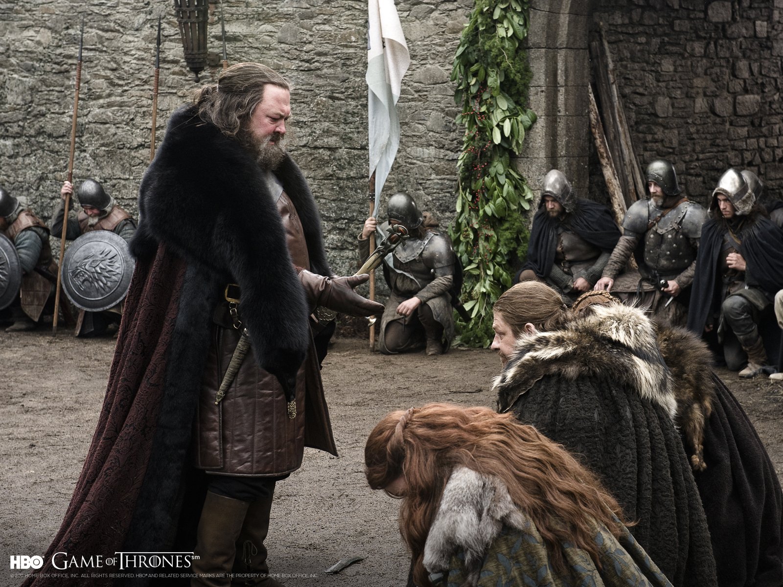 Download Sean Bean Mark Addy Eddard Stark Robert Baratheon TV Show Game Of Thrones Art