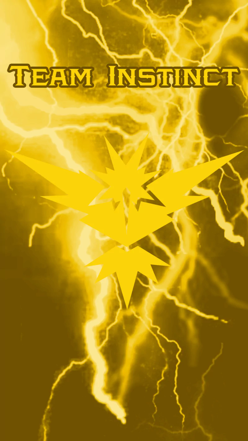 Team Instinct Pokemon Go video game Image