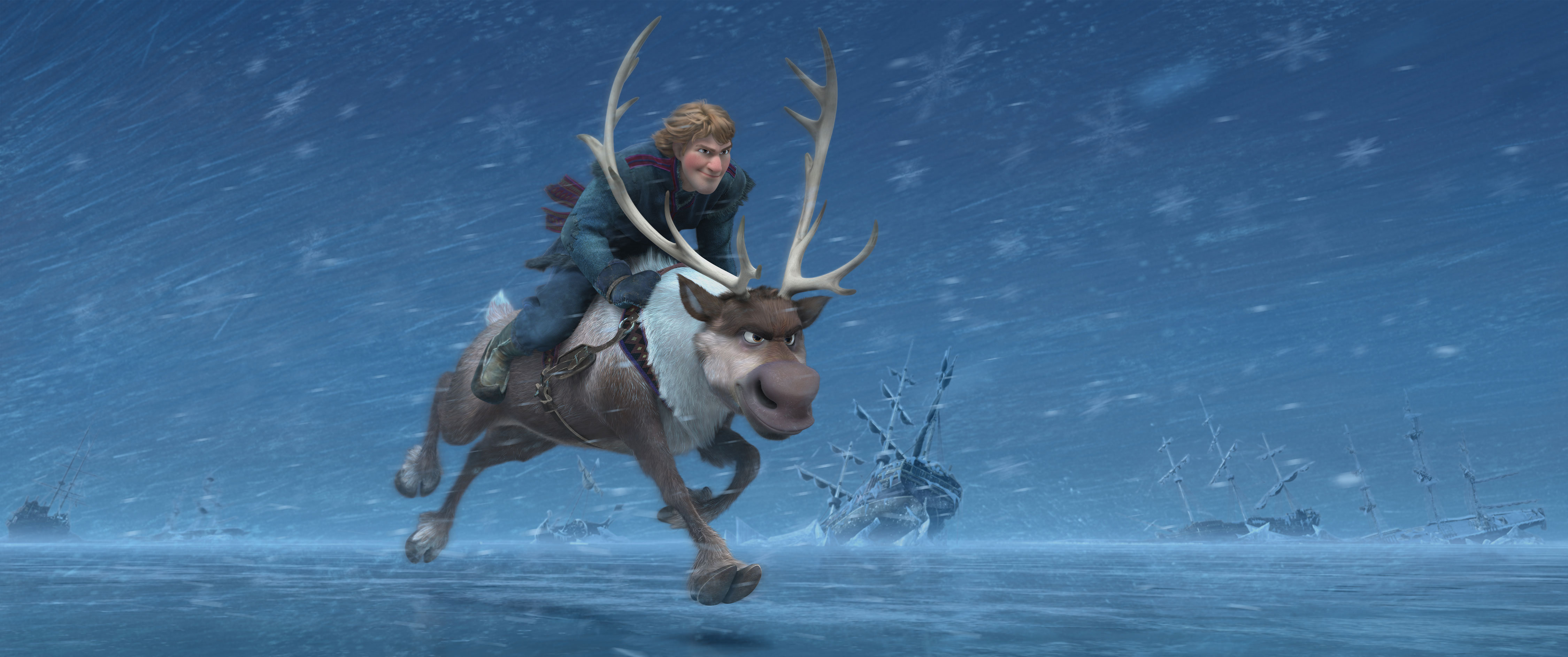 Frozen - Disney movie - Kristoff and sven