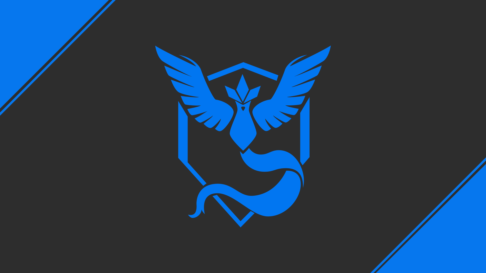Team Mystic Wallpaper - No Words - Real Logo by Hebulicore