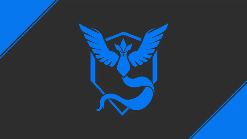  Team Mystic Wallpaper - No Words - Real Logo