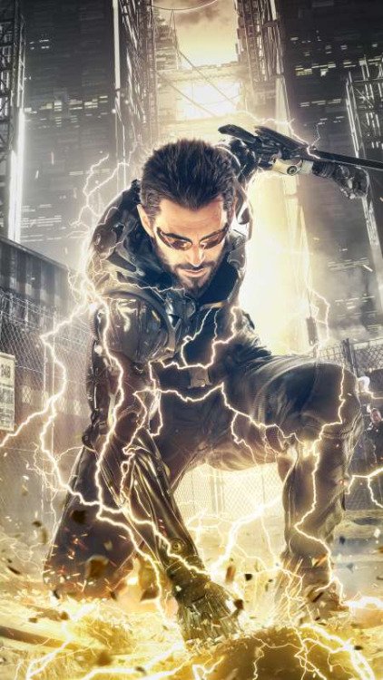 Download Adam Jensen Video Game Deus Ex: Mankind Divided Art
