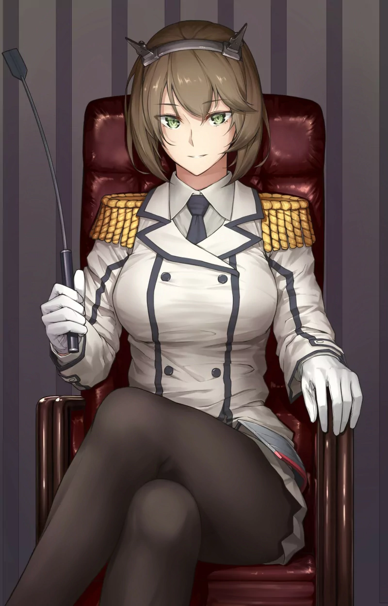green eyes uniform Mutsu (Kancolle) Anime Kantai Collection Image