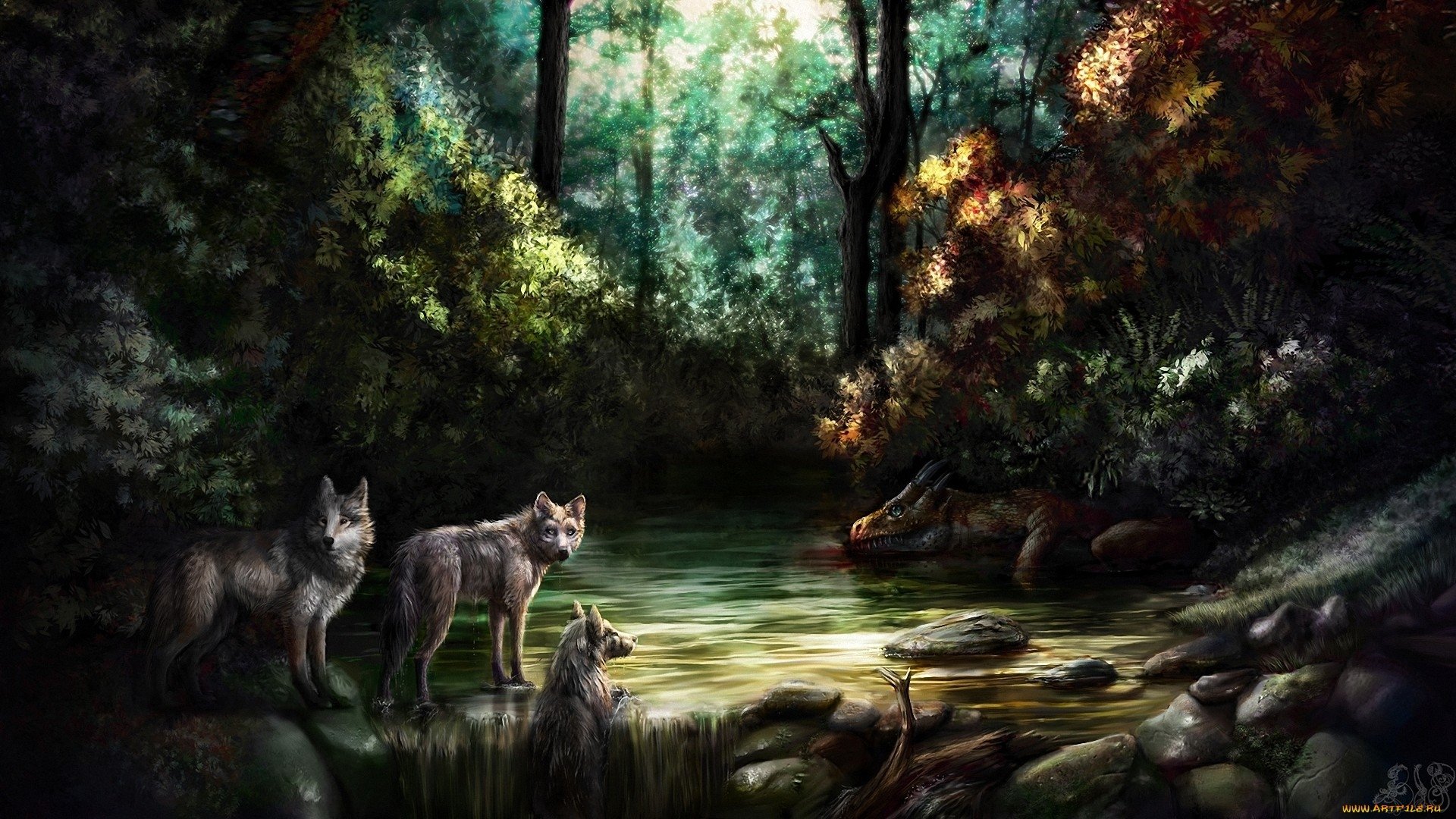 Download Animal Wolf Art