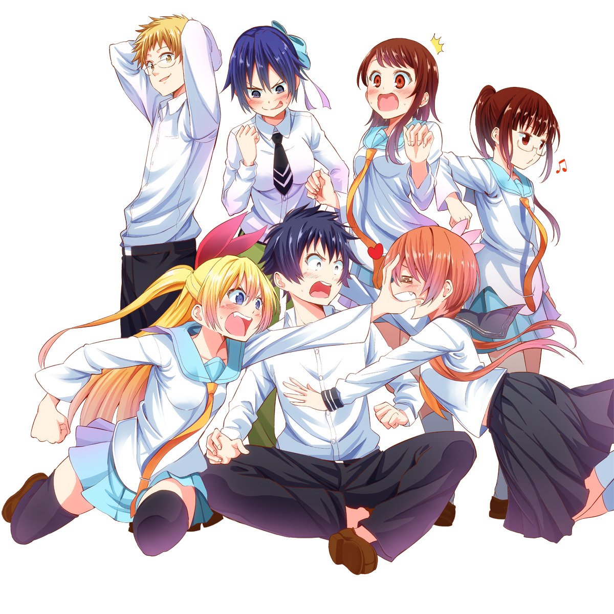 Download Anime Nisekoi Art