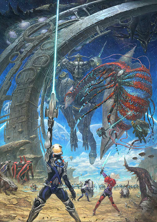 video game Xenoblade Chronicles X Sci Fi battle alien Image