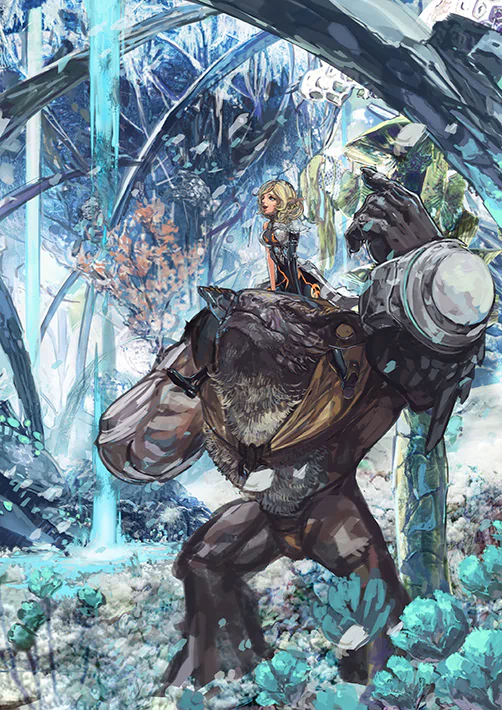 video game Xenoblade Chronicles X fantasy creature landscape fantasy landscape Image