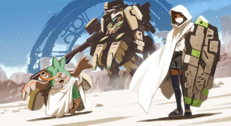 video game Xenoblade Chronicles X mecha futuristic fantasy Futuristic Gaming Image