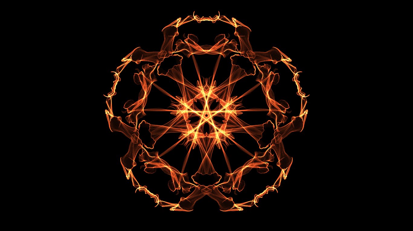 Download Orange (Color) Silk Art Abstract Generative Art by Tamersix5
