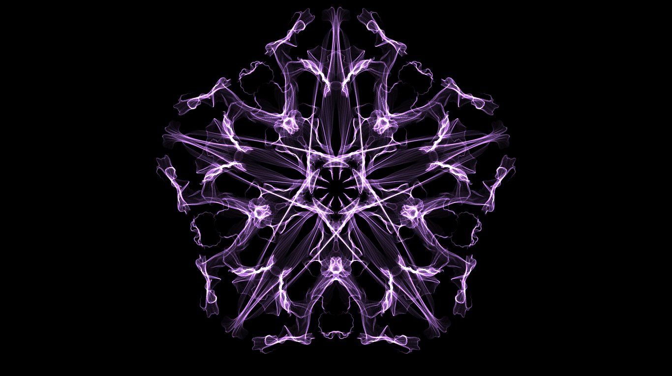 Download Fractal Purple Silk Art Star Abstract Generative Abstract Purple Art by Tamersix5