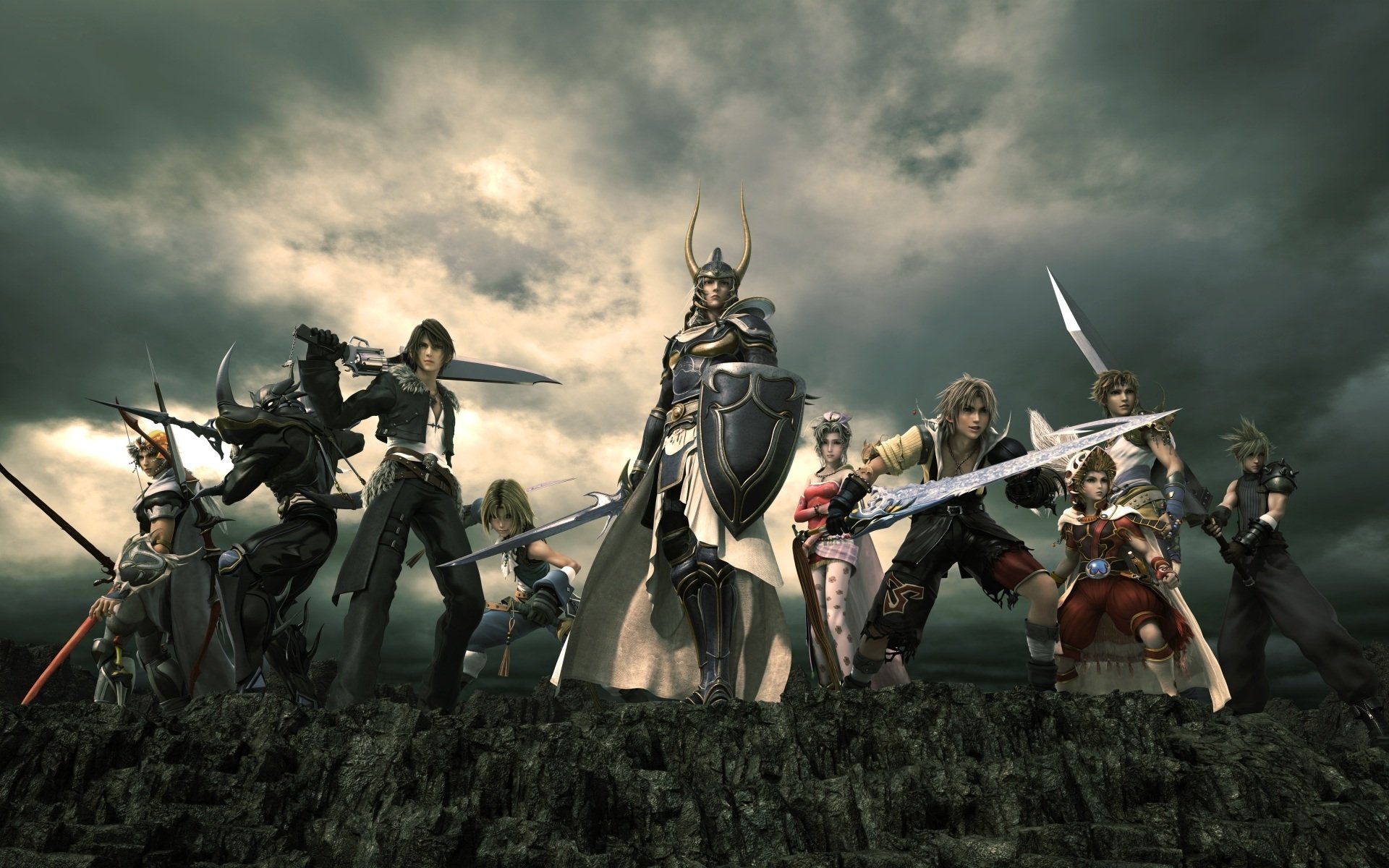 Download Warrior Video Game Final Fantasy Art