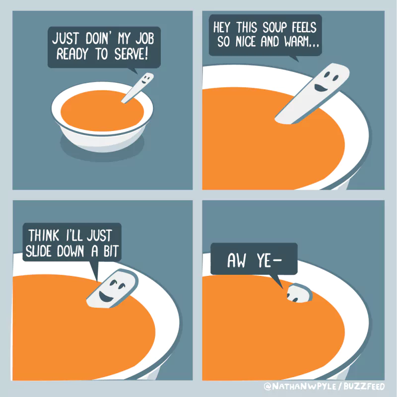  Soup Spoon Comic by nathanwpyle