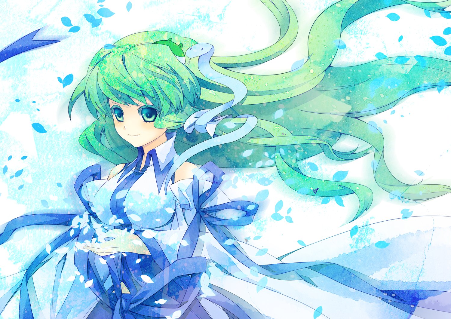 Download Sanae Kochiya Anime Touhou Art