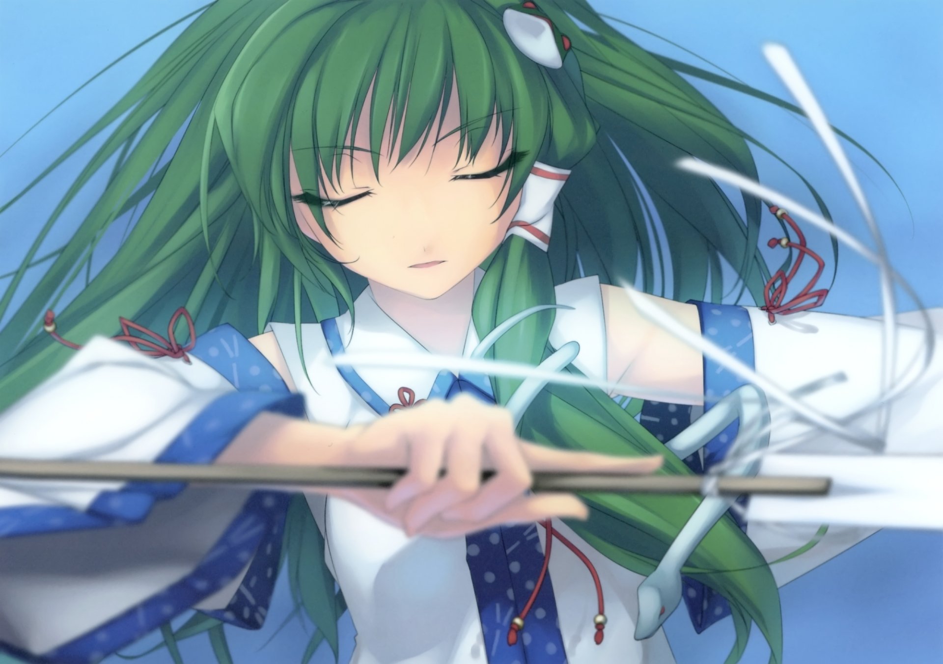 Download Sanae Kochiya Anime Touhou Art
