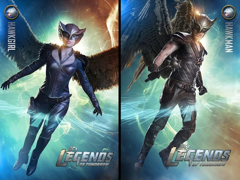 Arrowverse Carter Hall Kendra Sanders Hawkman (DC Comics) Hawkgirl (DC Comics) TV Show DC's Legends of Tomorrow Image