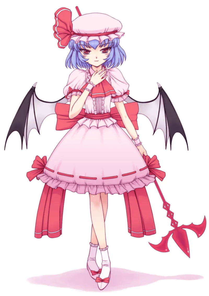 Remilia Scarlet Anime Touhou fantasy pink dress Image