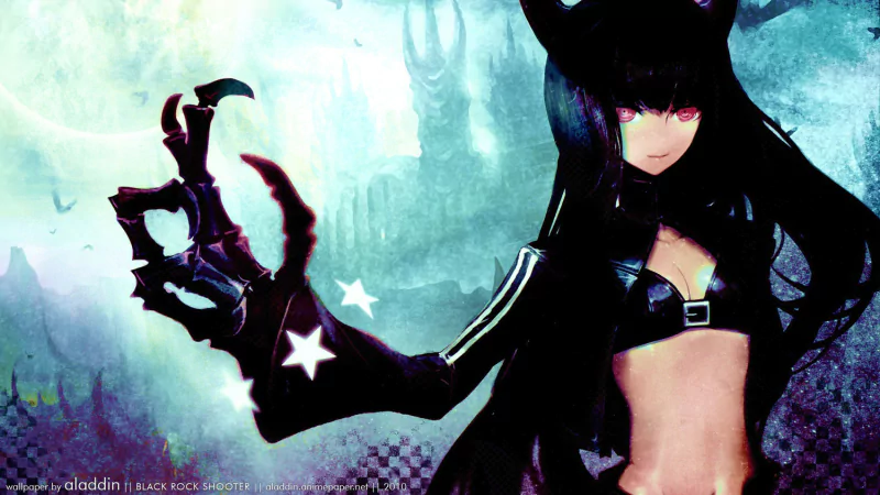 Black Gold Saw Anime Black Rock Shooter Image