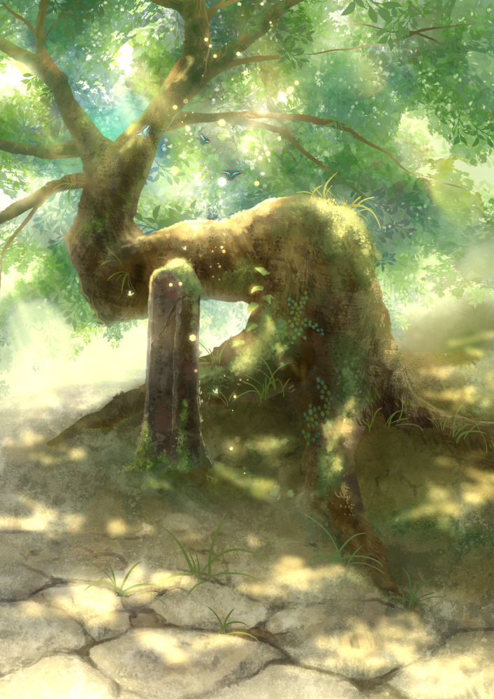 Anime Tree Art