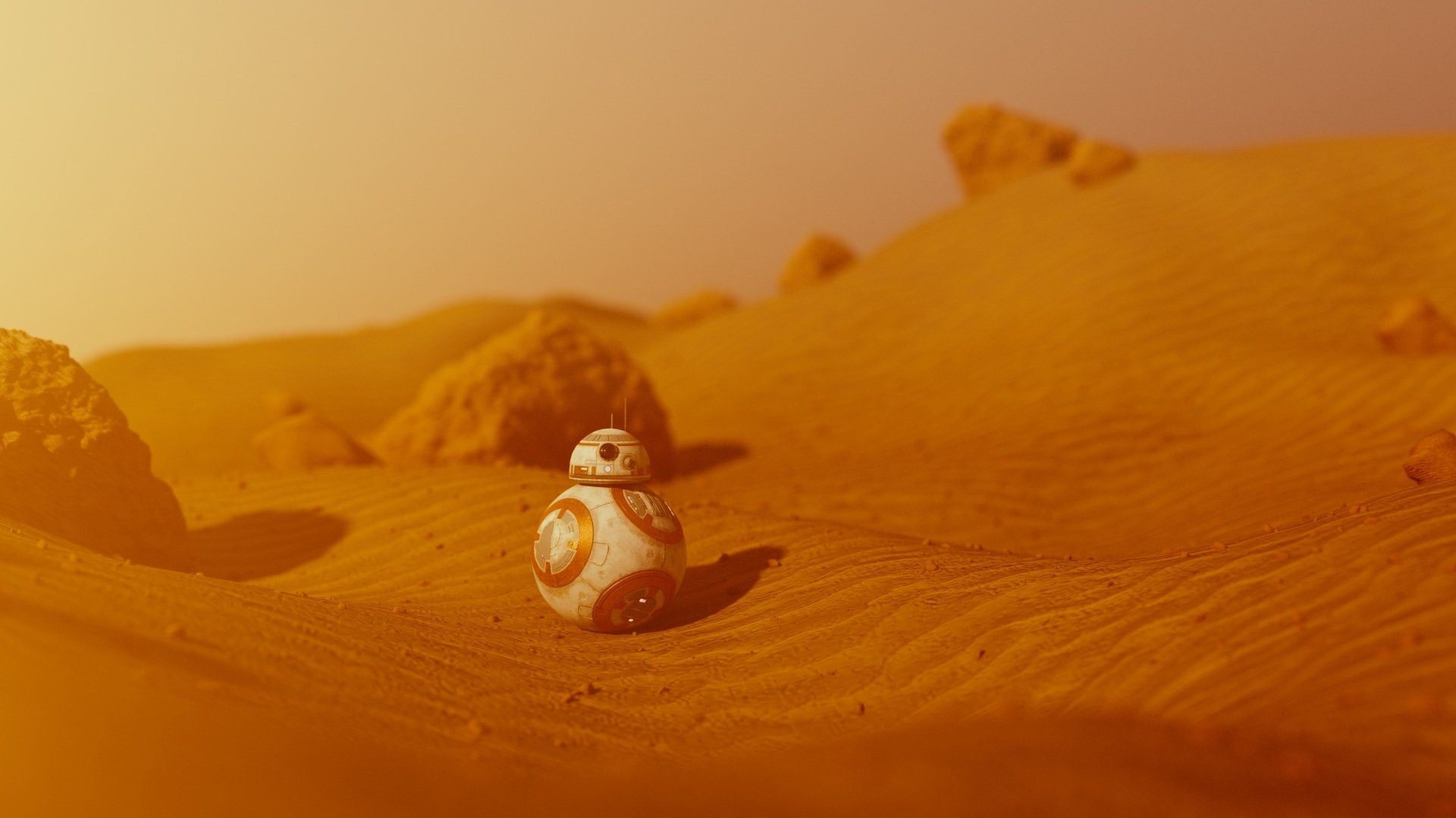 Download Desert Droid BB-8 Movie Star Wars Episode VII: The Force Awakens Art