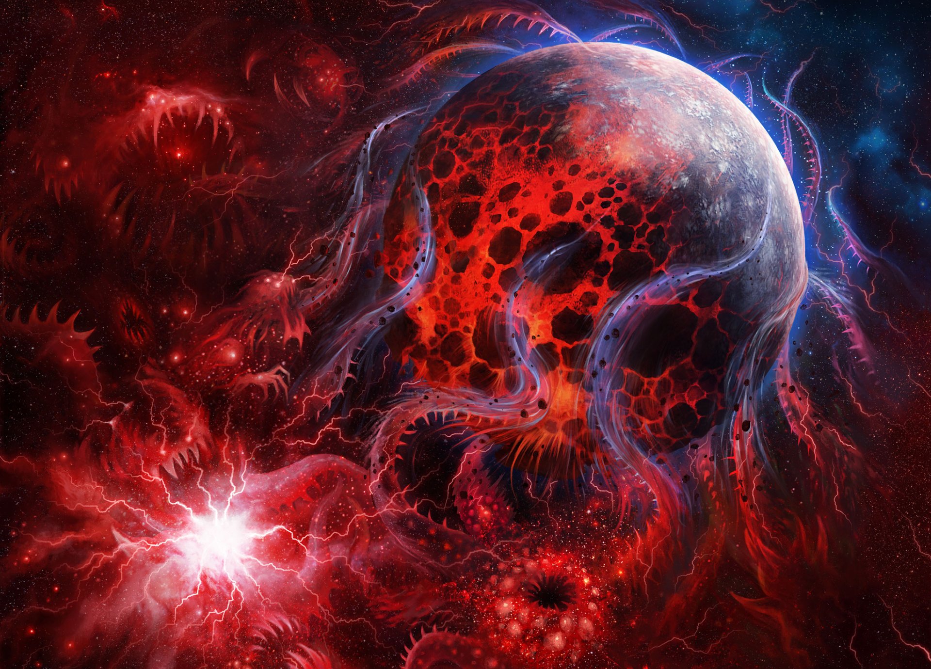 Download Creature Space Sci Fi Planet Art