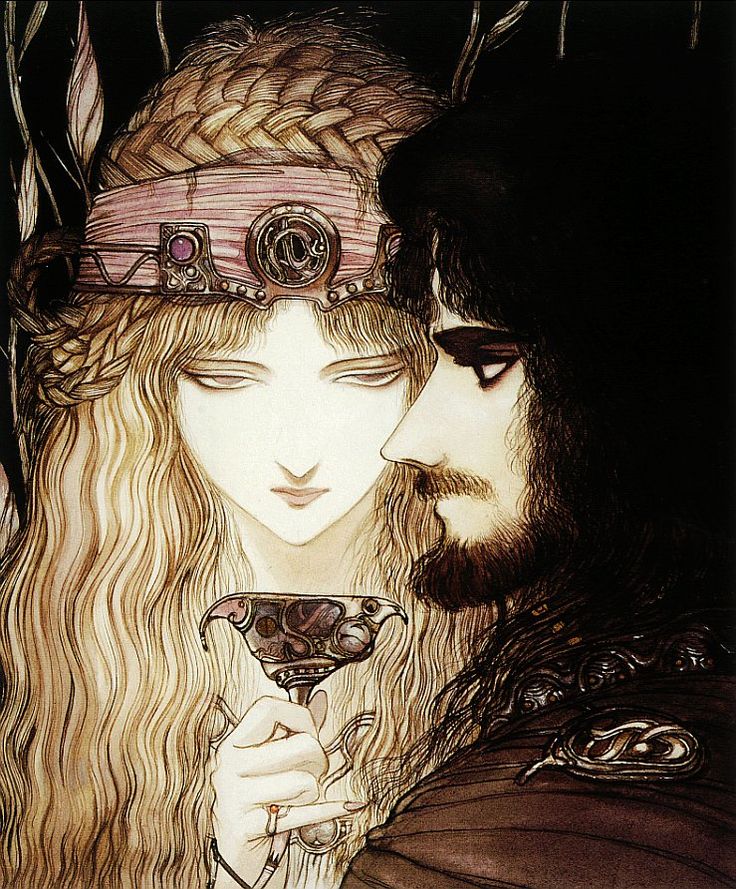 Tristan and Isolde by Yoshitaka Amano