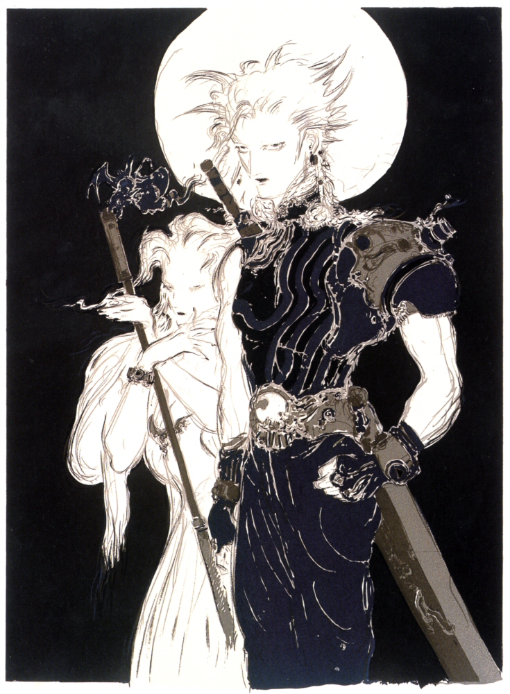 Final Fantasy VII Art by Yoshitaka Amano