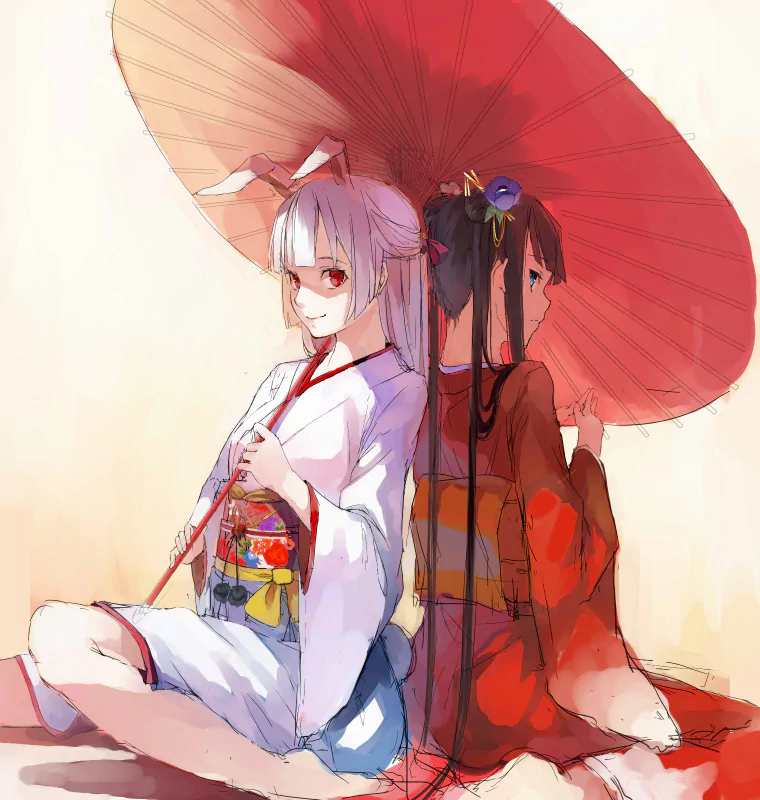 Kaguya Houraisan Rei'sen (Touhou) Anime Touhou Image