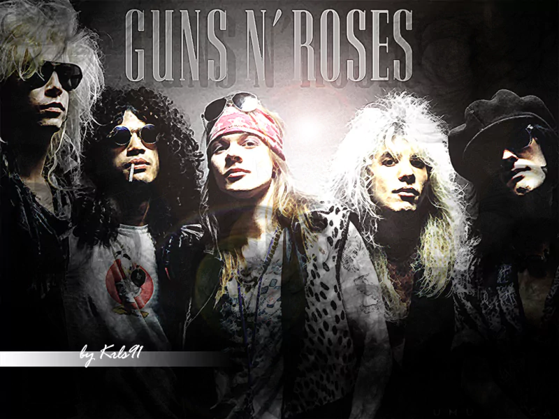 glam metal heavy metal music Guns N' Roses Image