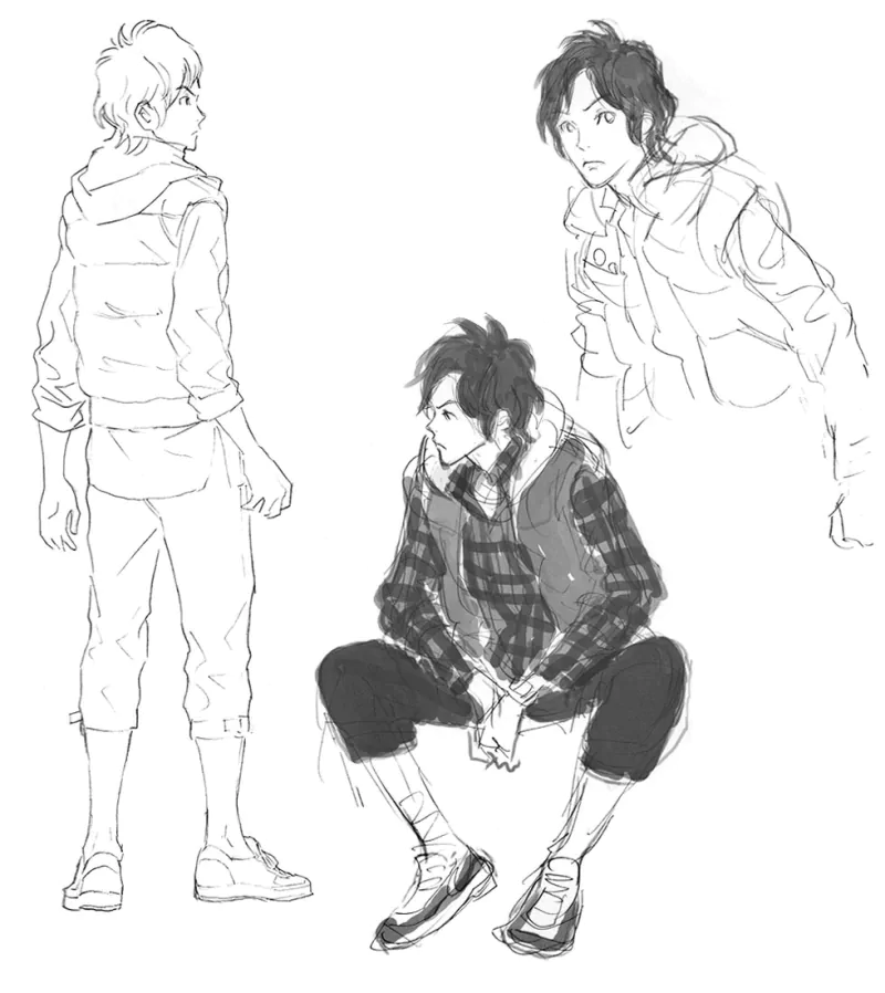  Junpei ~ Sketches by Kinu Nishimura