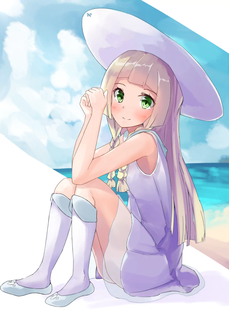 Lillie (Pokemon) Pokemon video game Pokémon: Sun and Moon Image