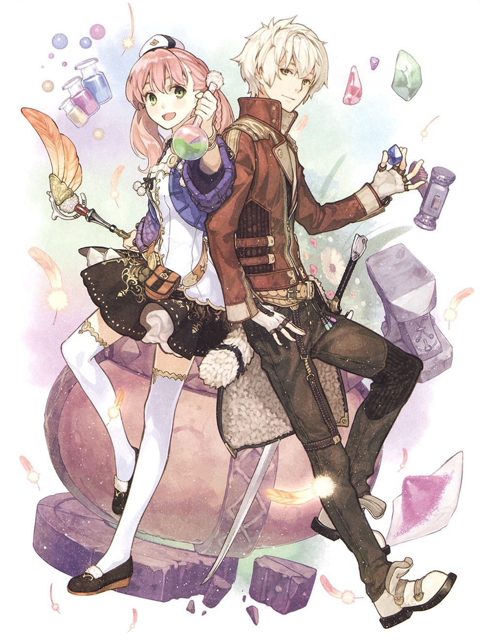 Download Video Game Atelier Escha & Logy Alchemists Of The Dusk Sky Art