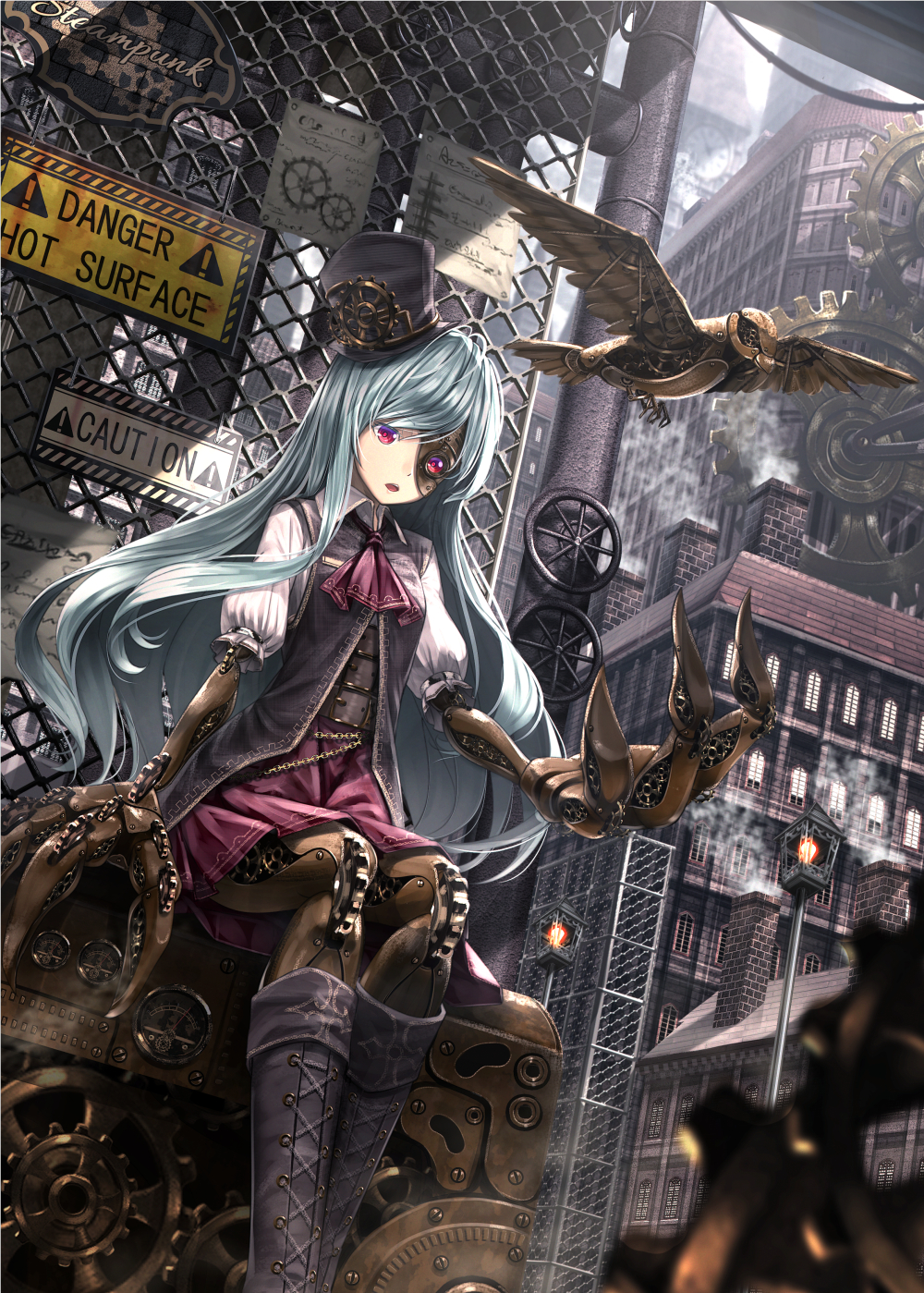 Amazon.com: Steampunk Anime Girls Coloring Book: 50 Cute Steampunk Girl  Illustrations for Kids Teens & Adults: 9798852919724: Sweetly Sinister  Colors: Books