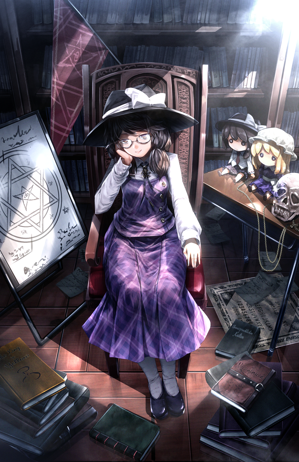 Download Maribel Hearn Renko Usami Sumireko Usami Anime Touhou Art