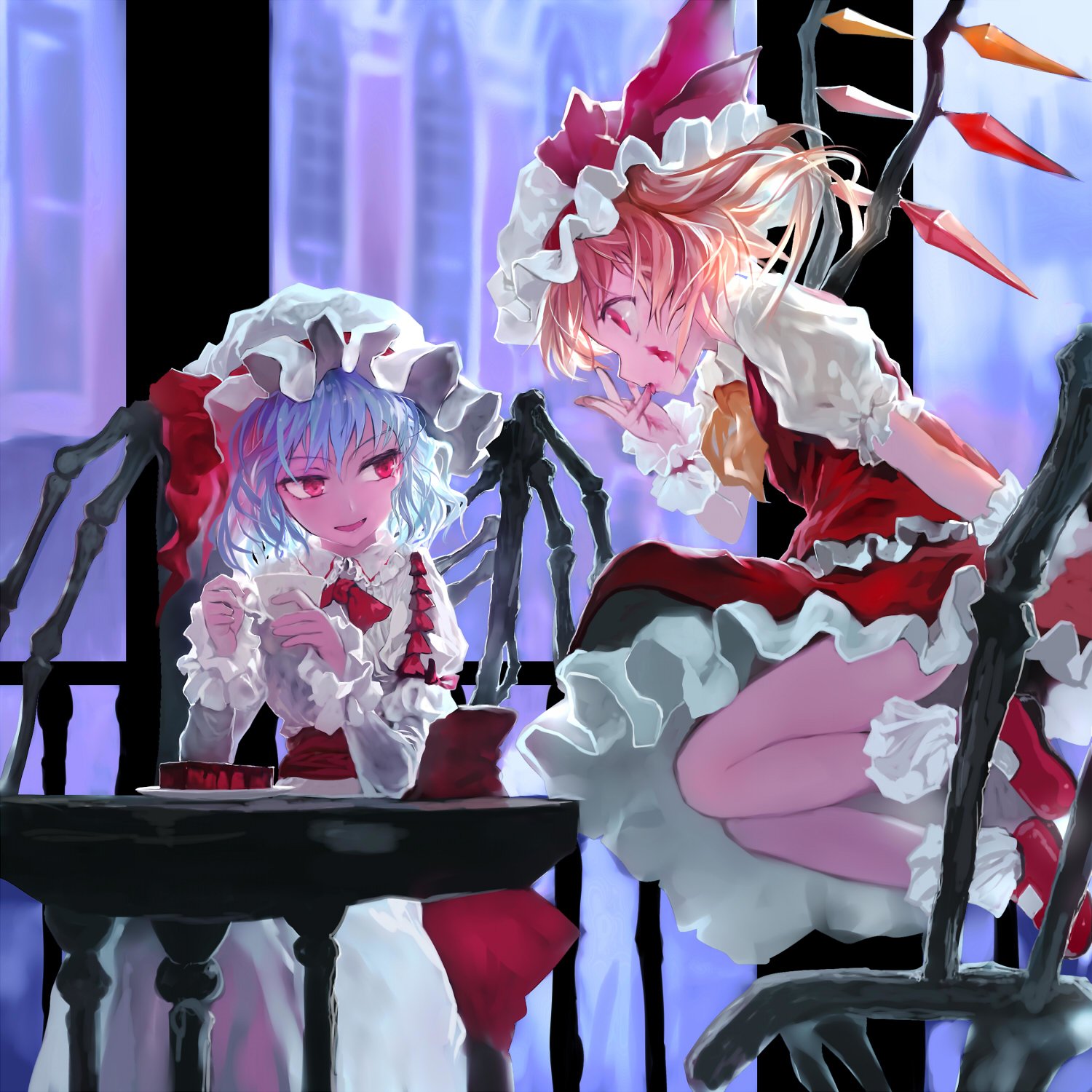 Download Flandre Scarlet Remilia Scarlet Anime Touhou Art