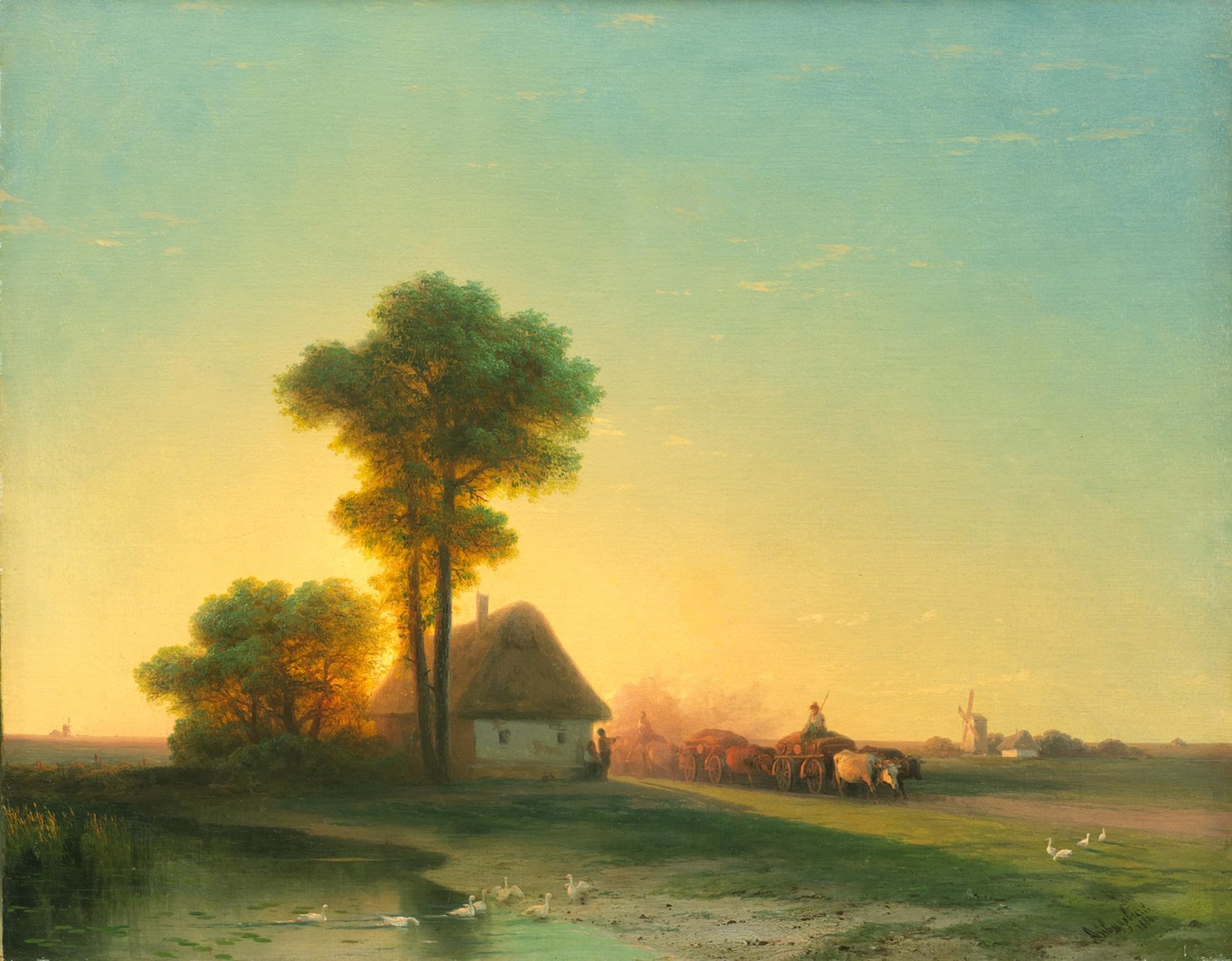 Download Tree House Artistic Painting Art