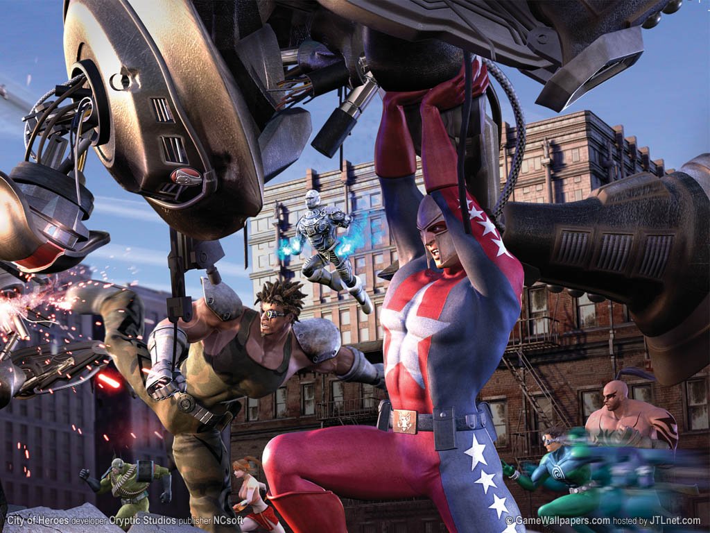 Download Comic City Of Heroes Art