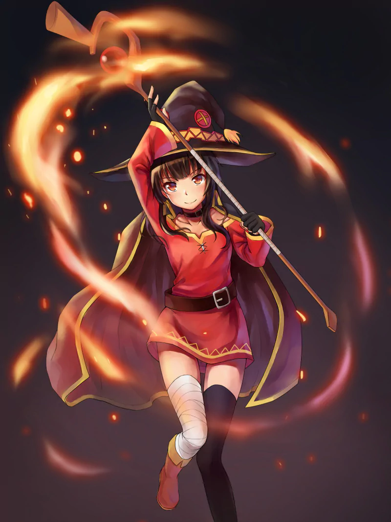 Megumin (KonoSuba) Anime KonoSuba - God’s blessing on this wonderful world!! Image