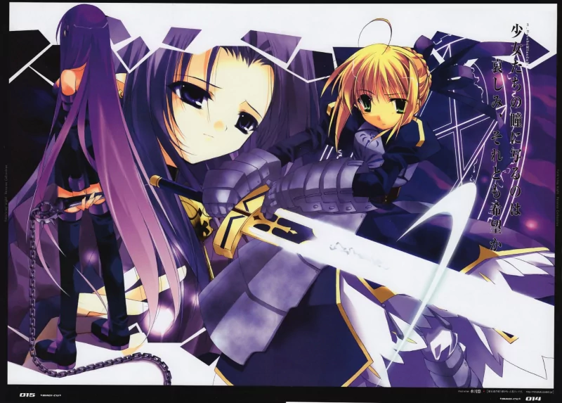 Saber (Fate Series) Rider (Fate/stay night) Anime Fate/Stay Night Image