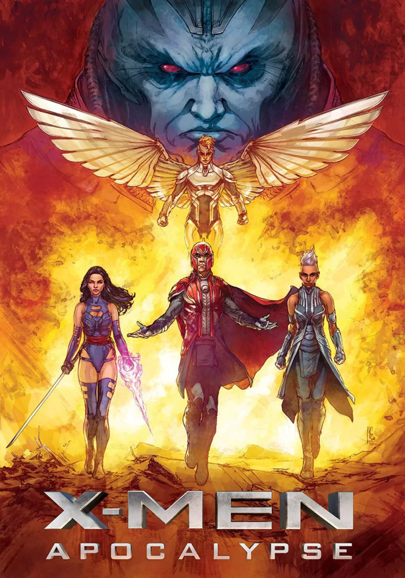 Storm (Marvel Comics) Warren Worthington III Archangel (Marvel Comics) Apocalypse (Marvel Comics) Psylocke (Marvel Comics) Magneto (Marvel Comics) movie X-Men: Apocalypse Image